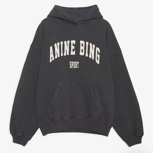 ANINE BING - Harvey Sweatshirt - Washed Black